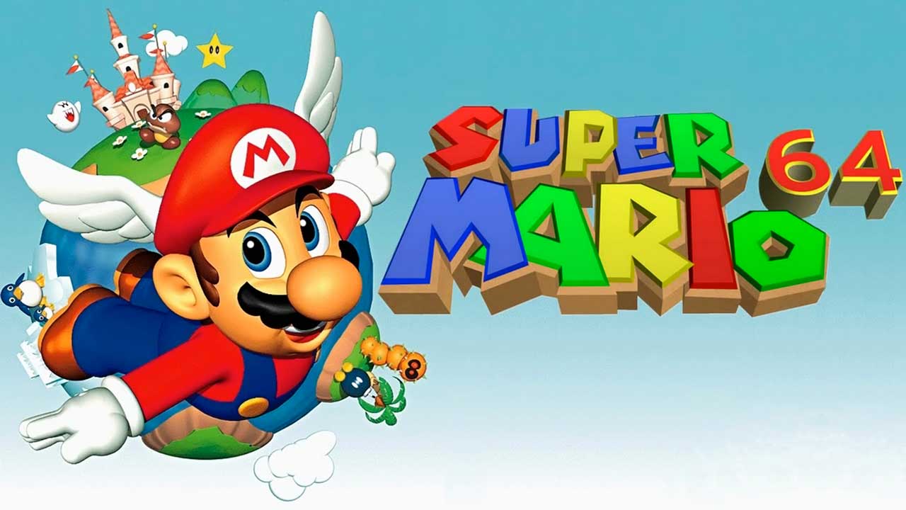 Super Mario 64 sur Nintendo 64, jeux les plus célèbres, Nintendo, jeu Nintendo 64, meilleurs jeux,