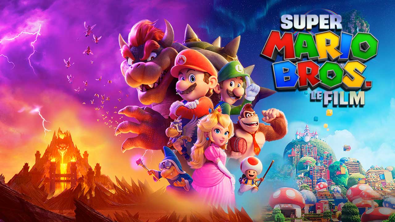 Super Mario Bros le Film (2023), bande originale, Histoire du Film, produits dérivés, casting de super Mario Bros,