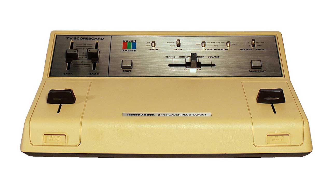 Radio Shack TV Scoreboard, console rétro, histoire du jeu vidéo, jeux intégrés, consoles des années 70