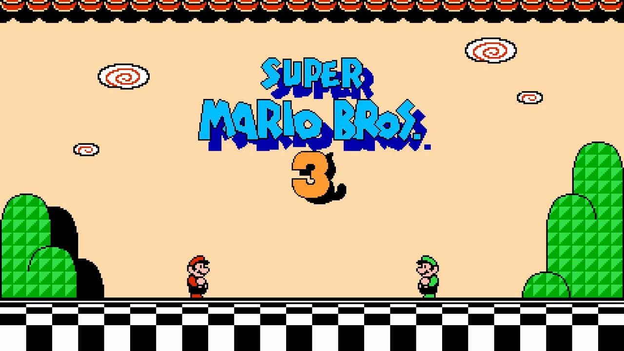 Super Mario Bros. 3, NES, Mario, Luigi, Bowser