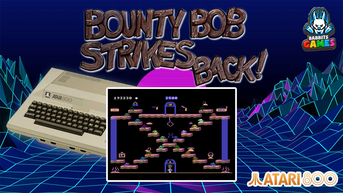 Bounty Bob Strikes Back! sur Atari 800 : Exploration des Mines Périlleuses, Bounty Bob Strikes Back! sur Atari 800 gameplay, Bounty Bob Strikes Back! sur Atari 800 histoire, Bounty Bob Strikes Back! sur Atari 800 difficulté, Bounty Bob Strikes Back! sur Atari 800 graphismes, Bounty Bob Strikes Back! sur Atari 800 héritage