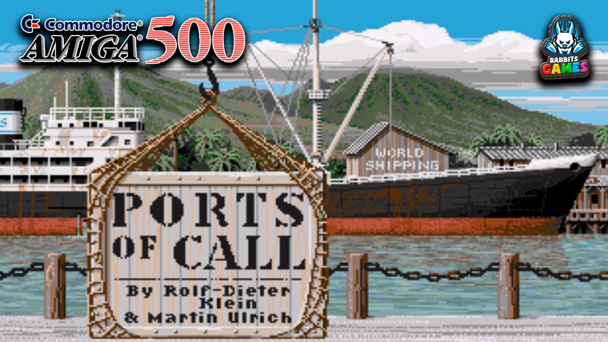 Ports of Call sur Amiga 500 : L'Odyssée Maritime Inoubliable, Ports of Call sur Amiga 500, simulation maritime, gestion de flotte, stratégie commerciale, aventure en haute mer