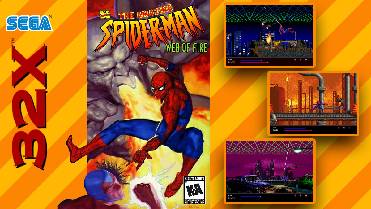 Spider-Man Web of Fire sur Sega 32X : Un Classique du Rétrogaming