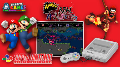 Aaahh!!! Real Monsters sur SNES : Classique Rétro Incontournable 1 Aaahh!!! Real Monsters sur SNES : Classique Rétro Incontournable, Aaahh!!! Real Monsters sur SNES, jeu rétro, années 90, monstres cultes, plateforme