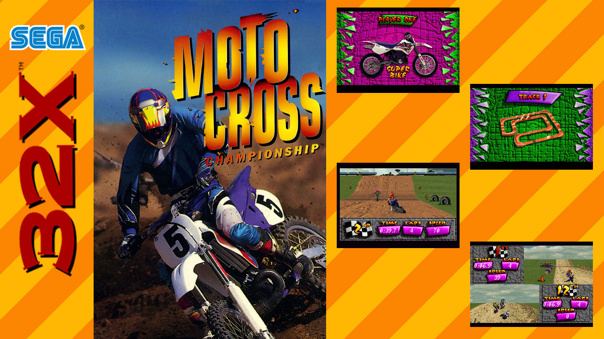 Motocross Championship sur Sega 32X : Déchaînez l'Adrénaline Ultime !