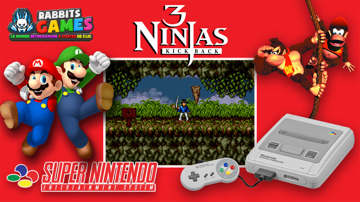 3 Ninjas Kick Back sur Super Nintendo : Plongée dans un Classique du Rétro-Gaming