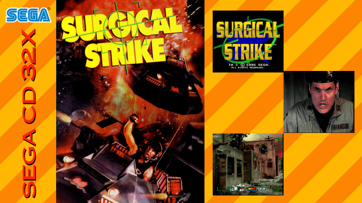 Surgical Strike sur Sega 32X CD : L'Art de la Stratégie en Temps Réel