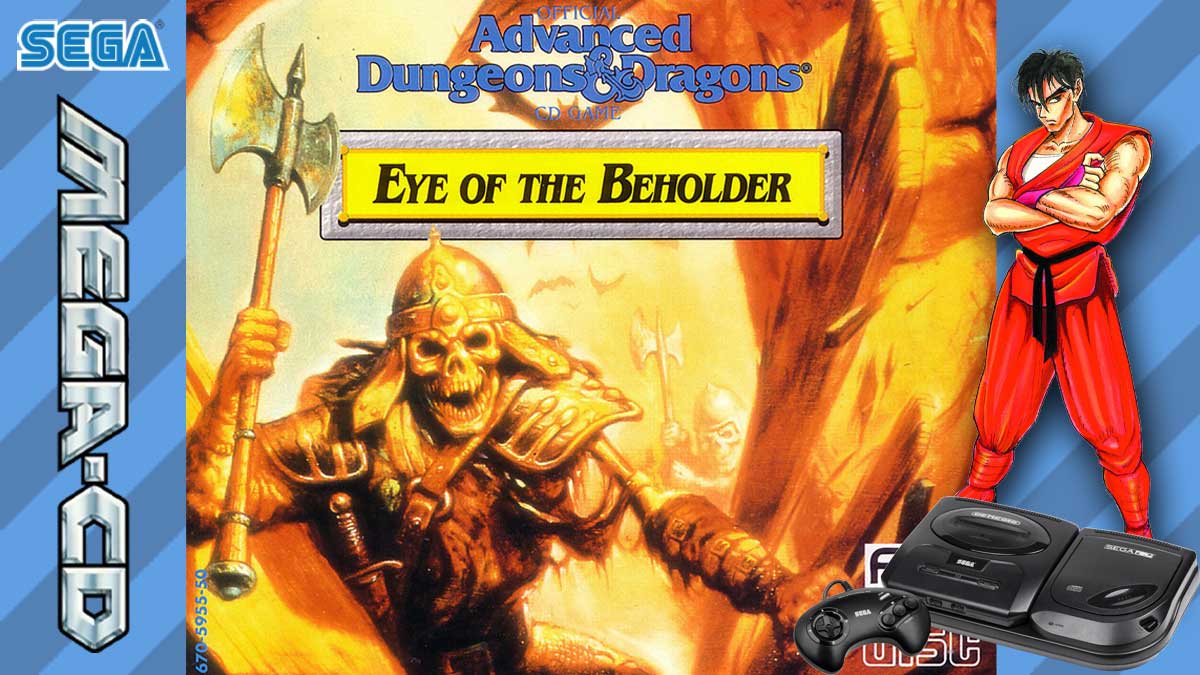 Advanced Dungeons & Dragons: Eye of the Beholder sur Mega CD - Une aventure épique dans les profondeurs de Waterdeep