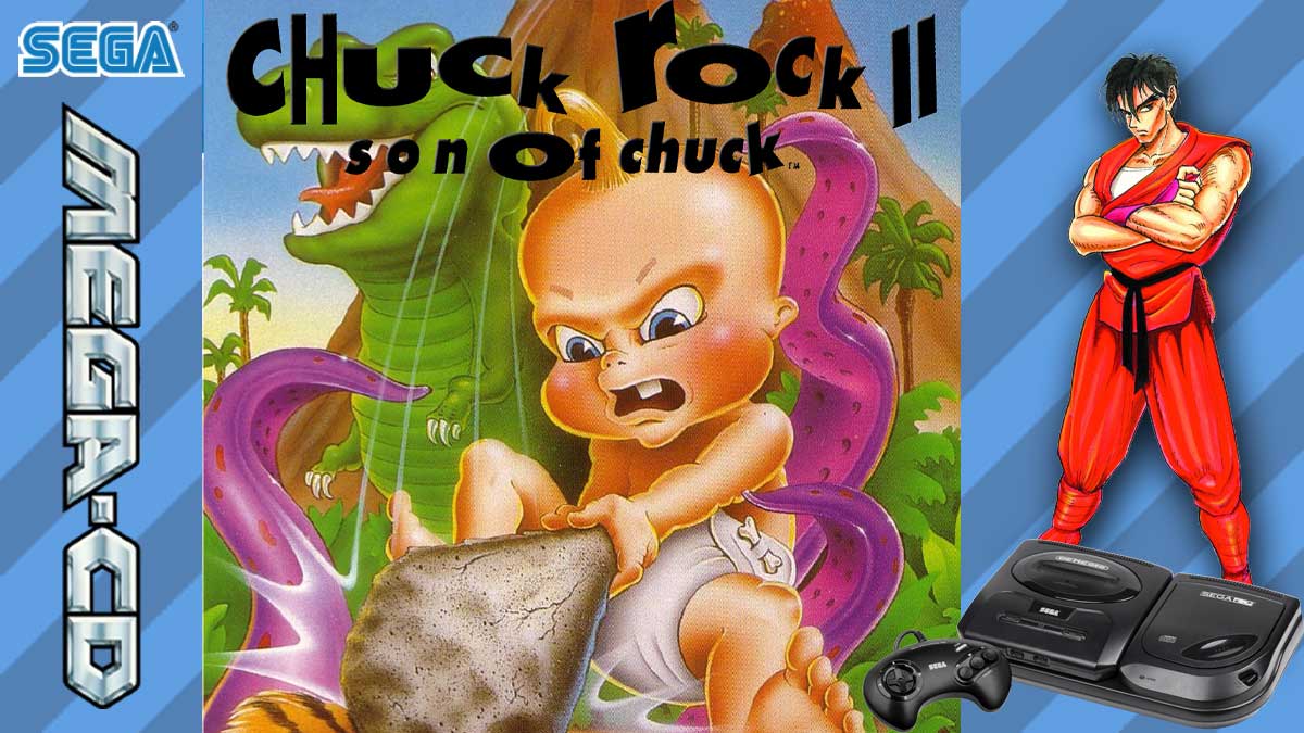 Chuck Rock II: Son of Chuck sur Mega CD - Une aventure préhistorique épique