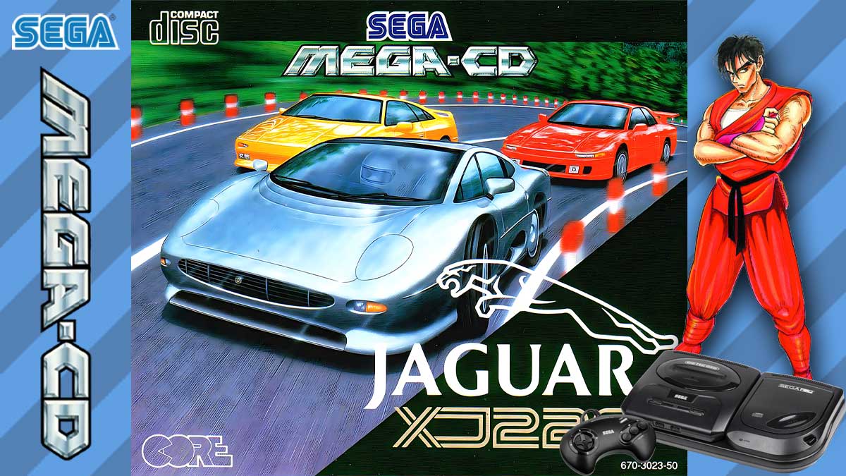 Jaguar XJ220 sur Mega CD : L'Expérience de Course Révolutionnaire des Années 90